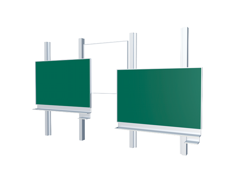 wB writing green/white