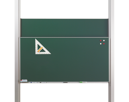 wB writing green/white